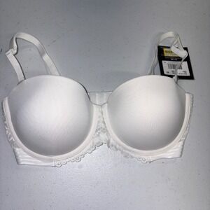 Maidenform Full & Fierce Extreme Lift Multi-Way Bra White SE1102 34D NWT